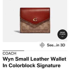 COACH
Signature Logo Wyn Colorblock Small Snap
Closure Wallet
